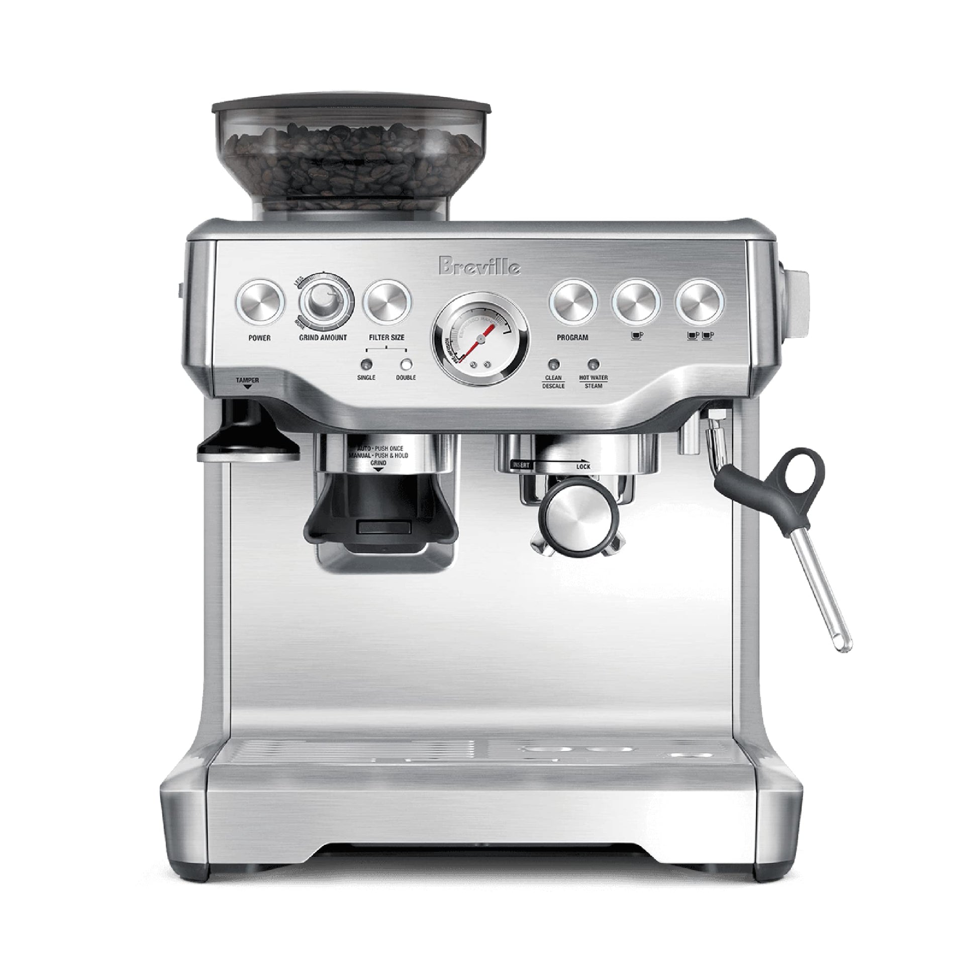 Breville BES870XL Barista Express Espresso Machine, Brushed Stainless Steel