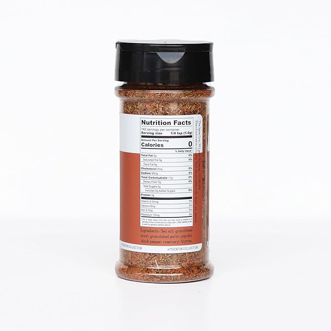 The Rub Collector – The Masterpiece – All Purpose BBQ Dry Rub Seasoning for Steak, Ribs, Chicken, Fish, Burgers, Vegetables & Pork – Gluten Free, No MSG, No Preservatives – 5 oz Net Weight