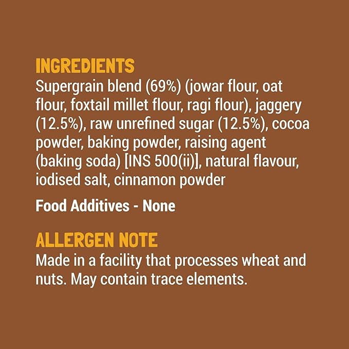 Slurrp Farm Millet Pancake Mix | Chocolate Flavor | Made with Jowar, Oats & Ragi | No Maida, No Refined Sugar | Healthy, Tasty & Easy Breakfast for Kids & Adults | 5.29 Oz (150g)
