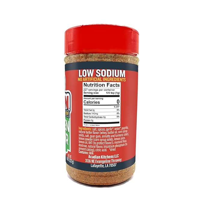 Ragin' Cajun Chicken or Gator Cajun Seasoning - 8 oz Shaker, Gluten-Free, No MSG - Authentic Louisiana Spice for Poultry & Exotic Meats