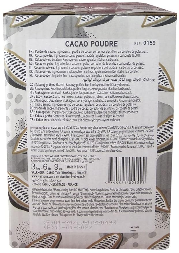 Valrhona Cocoa Powder - 3 kg