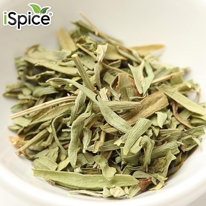 iSpice Premium Tarragon Leaves| All Natural Sundried Green French Herbs | Perfect for Chicken, Fish, Soup And Egg Dishes | 1.42oz (40g)