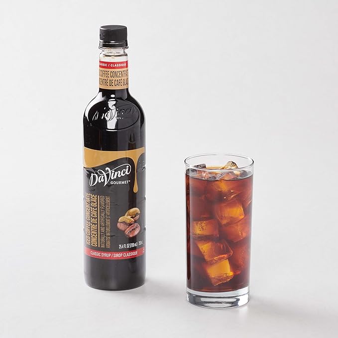 DaVinci Gourmet Classic Iced Coffee Concentrate Syrup, 25.4 Fluid Ounces (Pack of 4)