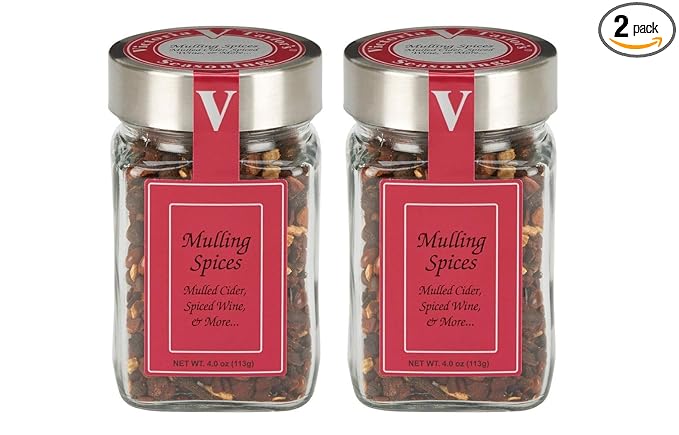 Mulling Spices- Two 4.0 oz. Jars -Blend of cinnamon, allspice, and cloves.