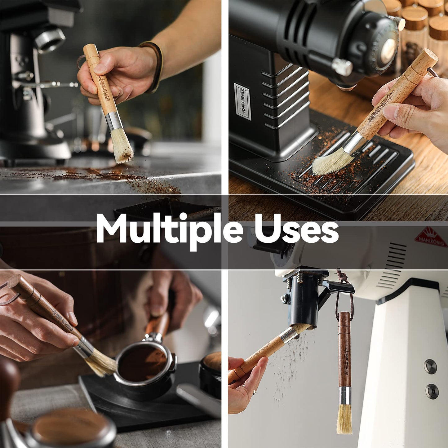 MHW-3BOMBER Air Blower and Coffee Grinder Cleaning Brush, Coffee Machine Cleaning Tool Set, Air
