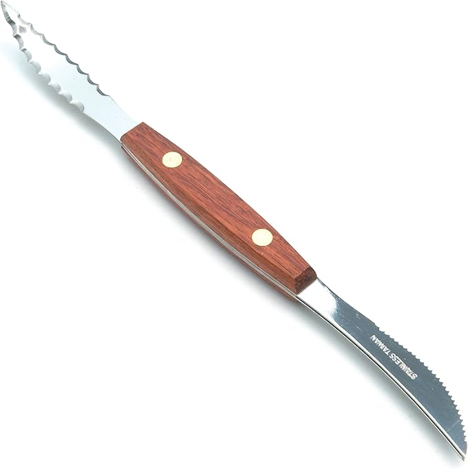Fox Run 6601 Grapefruit Knife, Stainless Steel and Plastic