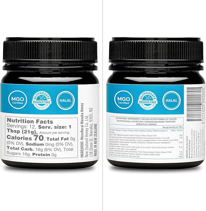 New Zealand Honey Co. Raw Manuka Honey UMF 26+ / MGO 1282+ | 8.8oz, Authentic UMF & MGO Certified, Traceable Hive to Home