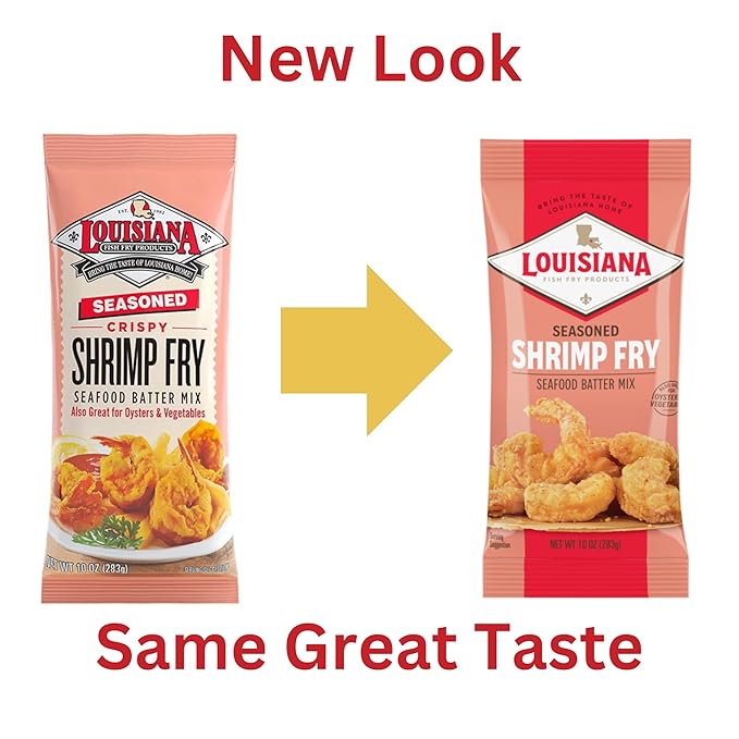 Louisiana Fish Fry Products Seasoned Fry Variety Mix - 2 of Each Flavor - Pack of 6 - Southern Flavor for Any Dish