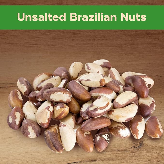 Sincerely Nuts Raw No Shell Brazil Nut, 2lb - Fresh Whole Unsalted Brazilian Nuts - Healthy, Kosher, Vegan & Gluten Free Gourmet Snack Food - All Natural Keto/Paleo Friendly Weight Loss Treat