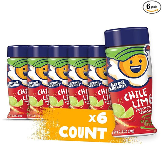 Kernel Season's Popcorn Seasoning, Chile Limon, 2.4 Ounce (Pack of 6)