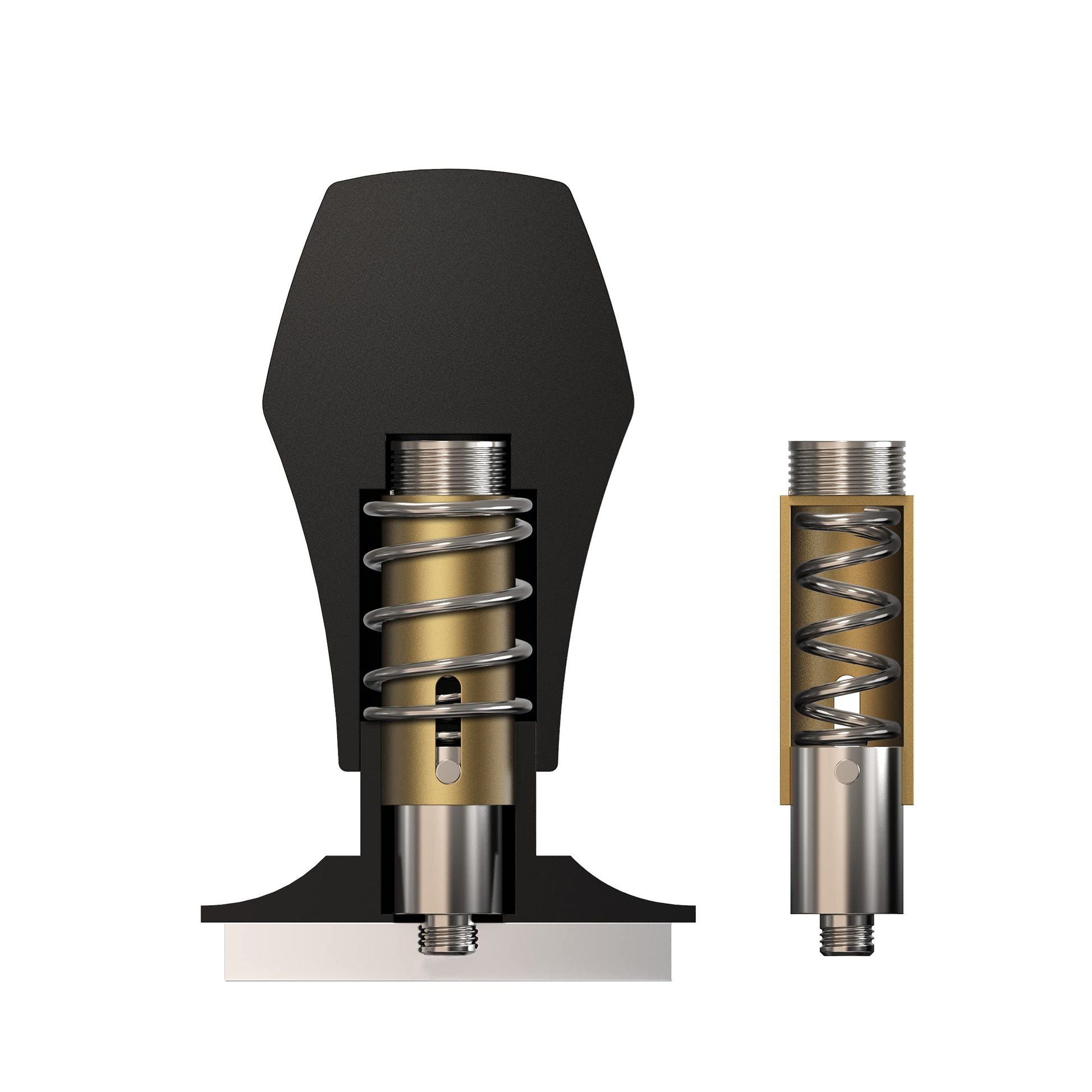 Normcore V4 Coffee Tamper 53.3mm - Spring-Loaded Tamper - Barista Espresso Tamper with 15lb / 25lb