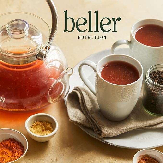 Beller Nutrition Cinnapeel Spicer | Organic Ceylon Cinnamon Powder Blend with Ginger & Orange Peel | 2 oz | Ground Ceylon Cinnamon Spice for Baking, Smoothies, Tea & More