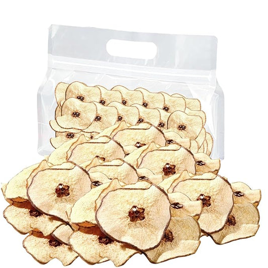Dried Pears Slices Dehydrated Pear Pieces for Cocktails Garnish Bulk No Sugar Added Dry Fruit Chips for Tea Potpourri Baking Cooking Decor All Natural Vegan(6oz)