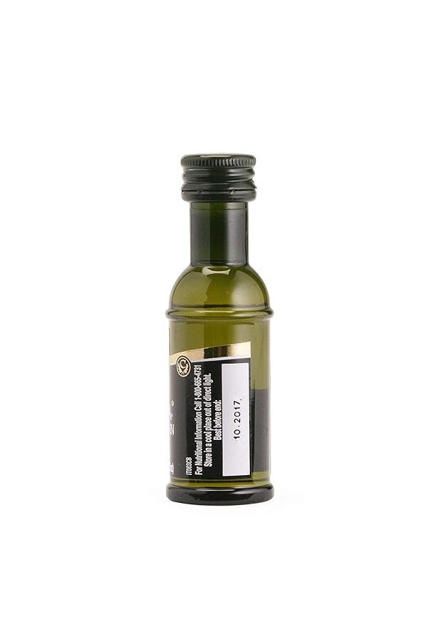 Colavita Mini Sizes - Premium Italian Extra Virgin Olive Oil, Pack of 80 (25ml each, .85oz) Plastic Bottles