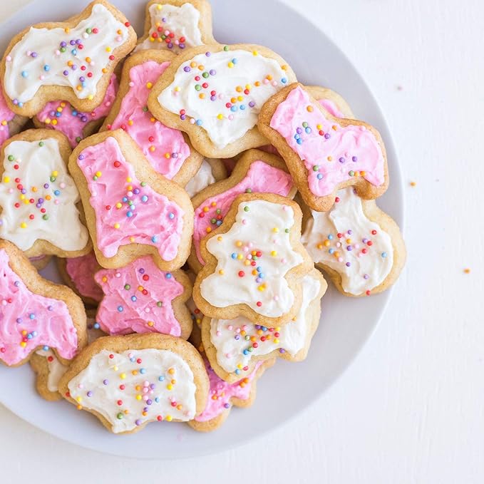 Miss Jones Baking 90% Organic Birthday Buttercream Frosting, Perfect for Icing and Decorating, Vegan-Friendly: Confetti Pop (Pack of 6)