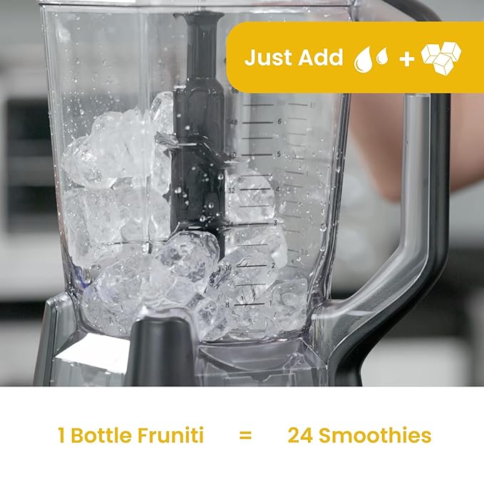 Fruniti Mango Smoothie Mix - Immunity + Antioxidants - No Sugar Added - Vitamin C, Zinc, & Echinacea - Pineapple, Apple, Banana, Mango Purée - Makes 24 Smoothies