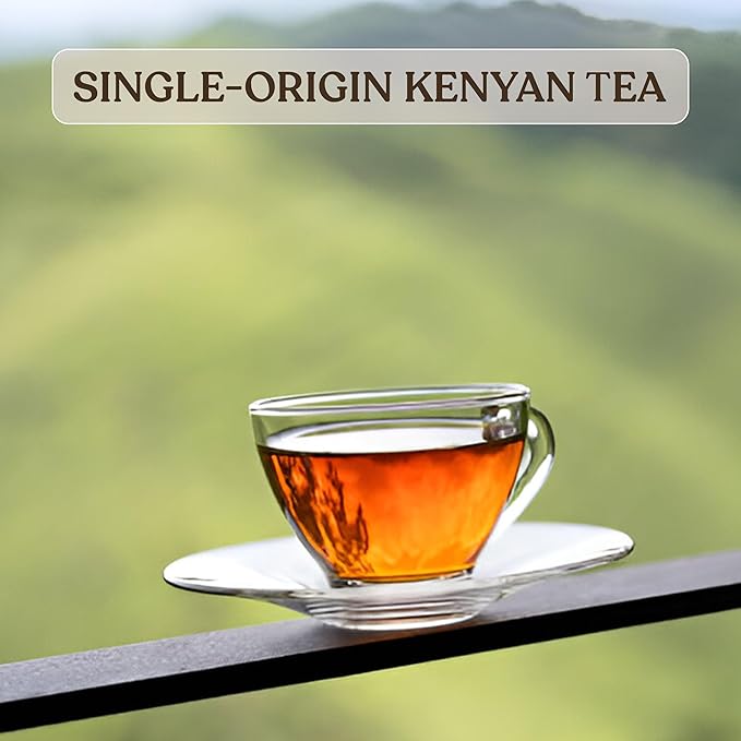Akina Single-Origin Pineapple Black Tea Sachets | 100% Naturally Sweet, Tropical Fruit Tea Flavored, Kenyan Origin, Gourmet (20 String & Tag Bags, 40g)