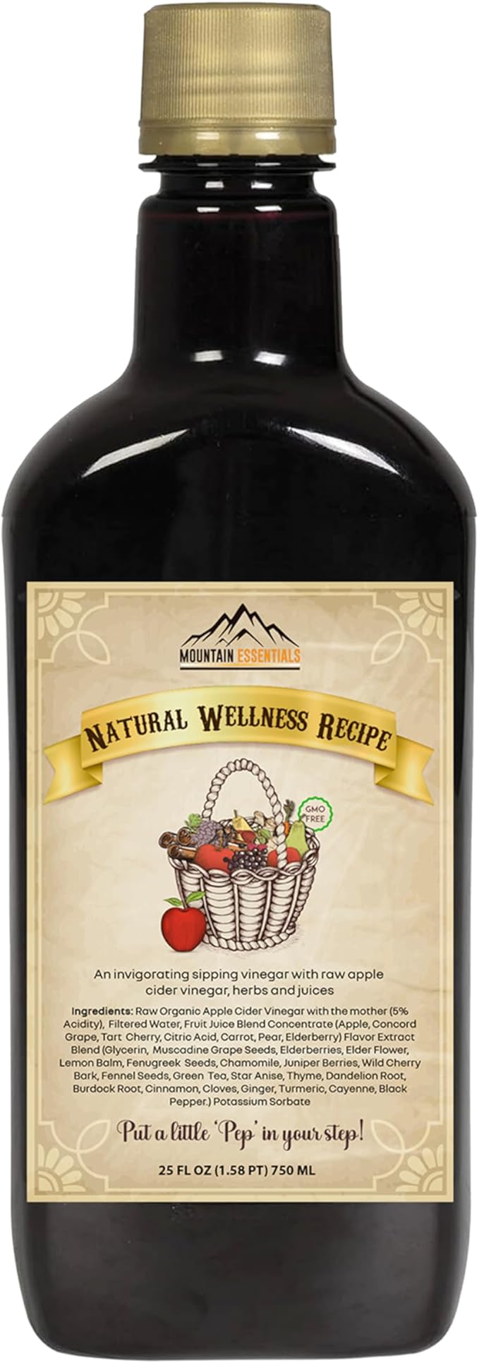 MOUNTAIN ESSENTIALS Natural Wellness Recipe Apple Cider Vinegar 25 oz Pack of 1