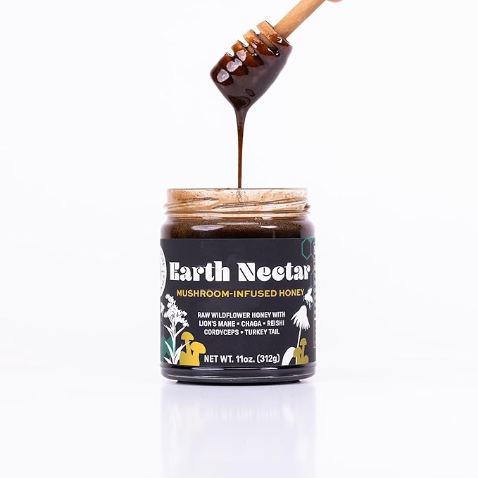 North Spore 'Earth Nectar' Mushroom Infused Wildflower Honey