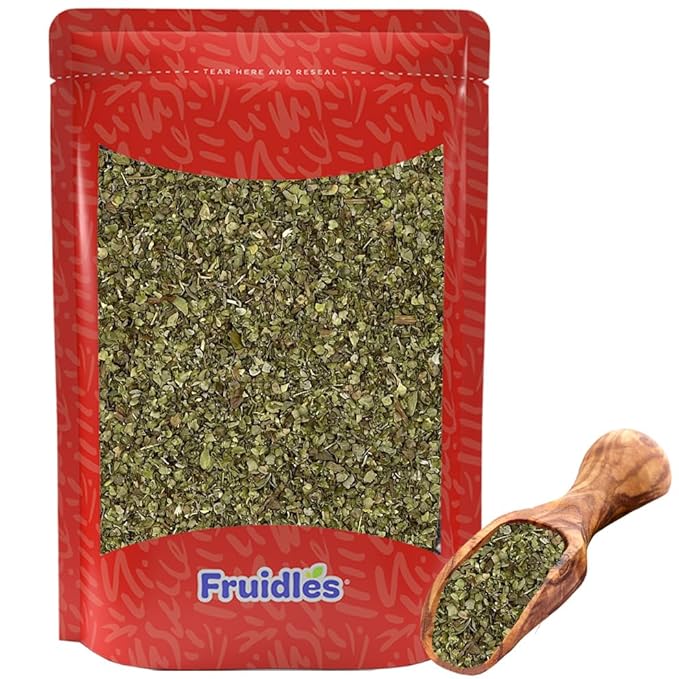 Fruidles Crushed Marjoram Leaves, Marjoram Spice in Resealable Bag, Kosher Certified by Fruidles (6oz Bag)