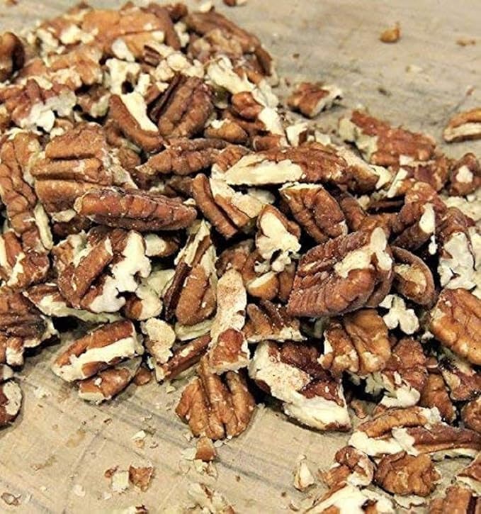 Shelled & Raw Chopped Georgia Pecans (5 Lbs) - Handpicked for Freshness & Quality - Bag of Southern Tastiness - Great for Baking & Cooking - Farm Fresh Nuts Brand