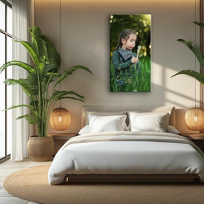 Personalized Custom Canvas Prints, Photo on Canvas Transform Your Photos into Stunning Framed Wall Art-Digitally Printed Photo to Canvas - Ideal for Home Decor, Gifts (20L?쐘40W" 50x100cm)
