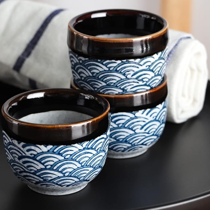 Sake Cups Set Japanese Ceramic Sake Cups Small Tea Cup