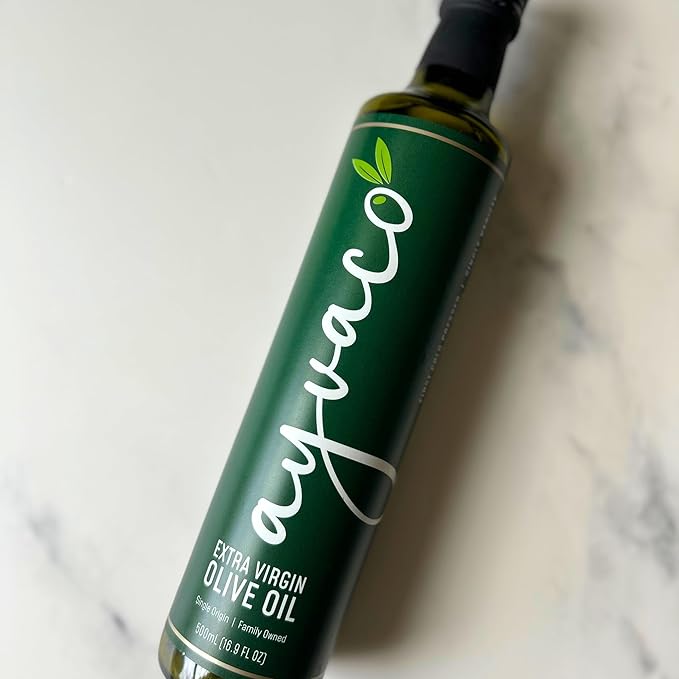 Ayvaco Extra Virgin Olive Oil ??Cold Pressed, Single Origin, Small Batch, Monovarietal ??Organically Produced, Family Owned EVOO from the Aegean ??No Pesticides, Traceable ??16.9 fl oz