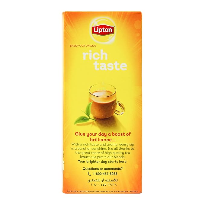 Yellow Label Black Tea | International Blend | Loose Leaf Tea | Premium Tea | Compatible for Everyday Use | Suitable for Chai Lovers | 450 Grams (Pack of 6)