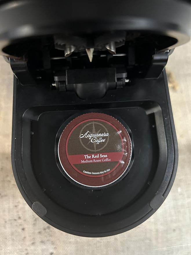 Acquanera Coffee - The Red Seas, Medium Roast Coffee - 100% Arabica - Single Serve Coffee Pods Compatible With K-cup Brewers - 24 count