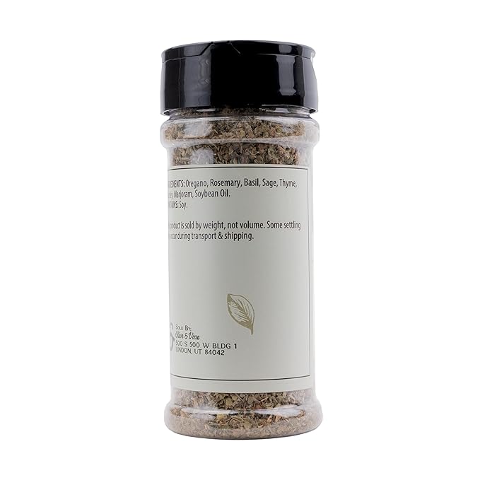 Olive & Vine Italian Seasoning, Herb Blend, Use in Pasta, Pizza, Salads, Rich Tradition, Authentic Taste, For Global Recipes (1.28 Ounce)