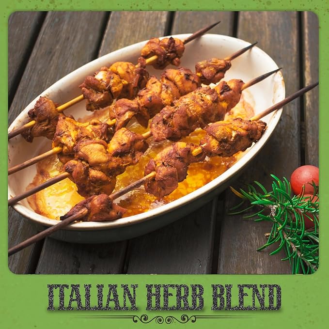 Fresh Finest Italian Mediterranean Herb & Spice Blend - 2.89oz | Gourmet Seasoning for Pasta, Pizza, Meats, and More, Kosher, All-Natural, Non-GMO