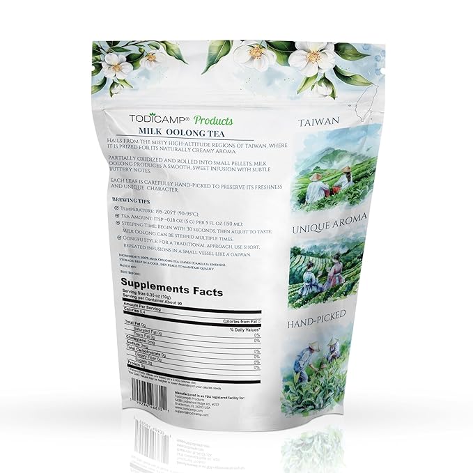 Milk Oolong Tea Loose Leaf ??Premium Chinese Oolong Tea 1 lb | Double Milky Aroma & Smooth Taste | Bulk Loose Leaf Tea Tin | Afternoon & Asian Tea