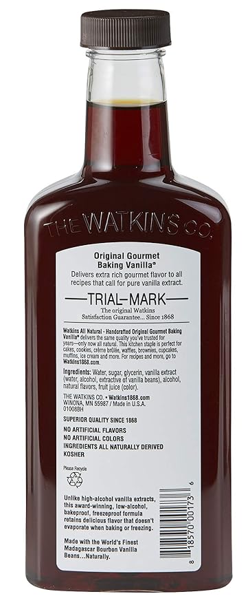 Watkins Pure Lemon Extract (11 oz.) and Watkins All Natural Original Gourmet Baking Vanilla (11 oz.)