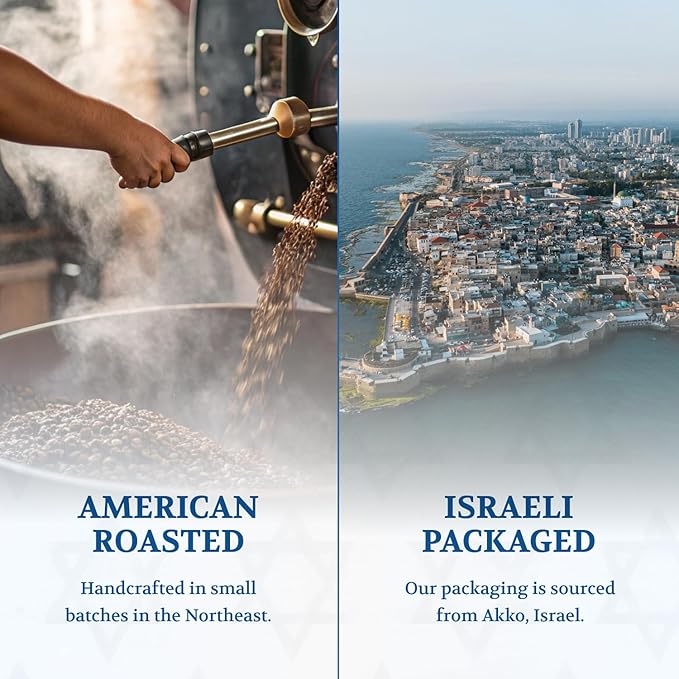 Iron Dome Coffee ??Jerusalem Sunrise Medium Roast Ground Coffee ??Smooth and Balanced 12oz Bag ??Freshly Roasted, Ground Coffee ??Inspired by the Warmth and Heritage of Jerusalem