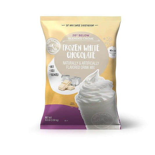 Big Train 20 Below Frozen White Chocolate Beverage Mix, 3.5 Pound (Pack of 1)