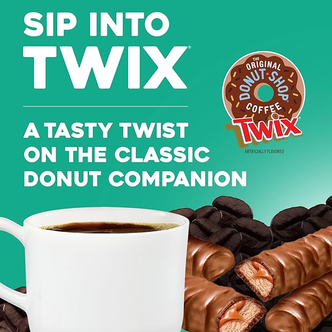 The Original Donut Shop TWIX Coffee, Keurig Single Serve K-Cup Pods, 96 Count