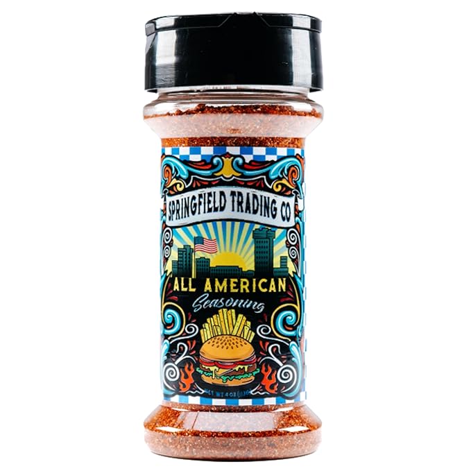 Springfield Trading Co. All American Seasoning ??All-Purpose Blend with Dehydrated Vegetables, Paprika, Garlic & Spices ??Gourmet, Vegan, Gluten-Free, for Everyday Cooking- 5oz