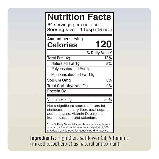 Oleico - High Oleic, Non GMO Certified, Kosher Verified, Expeller Pressed, High Heat Stable Safflower Oil, Bottle of 32.3 fl oz (Pack of 3)