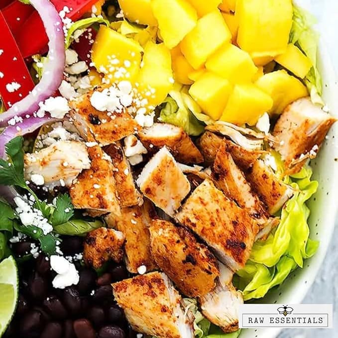 Raw Essentials Mango Chipotle Seasoning ??A Sweet, Savory, and Smoky Flavor Perfect for Grilling, Roasting, and More ??Gluten-Free ??11 Ounce Bottle