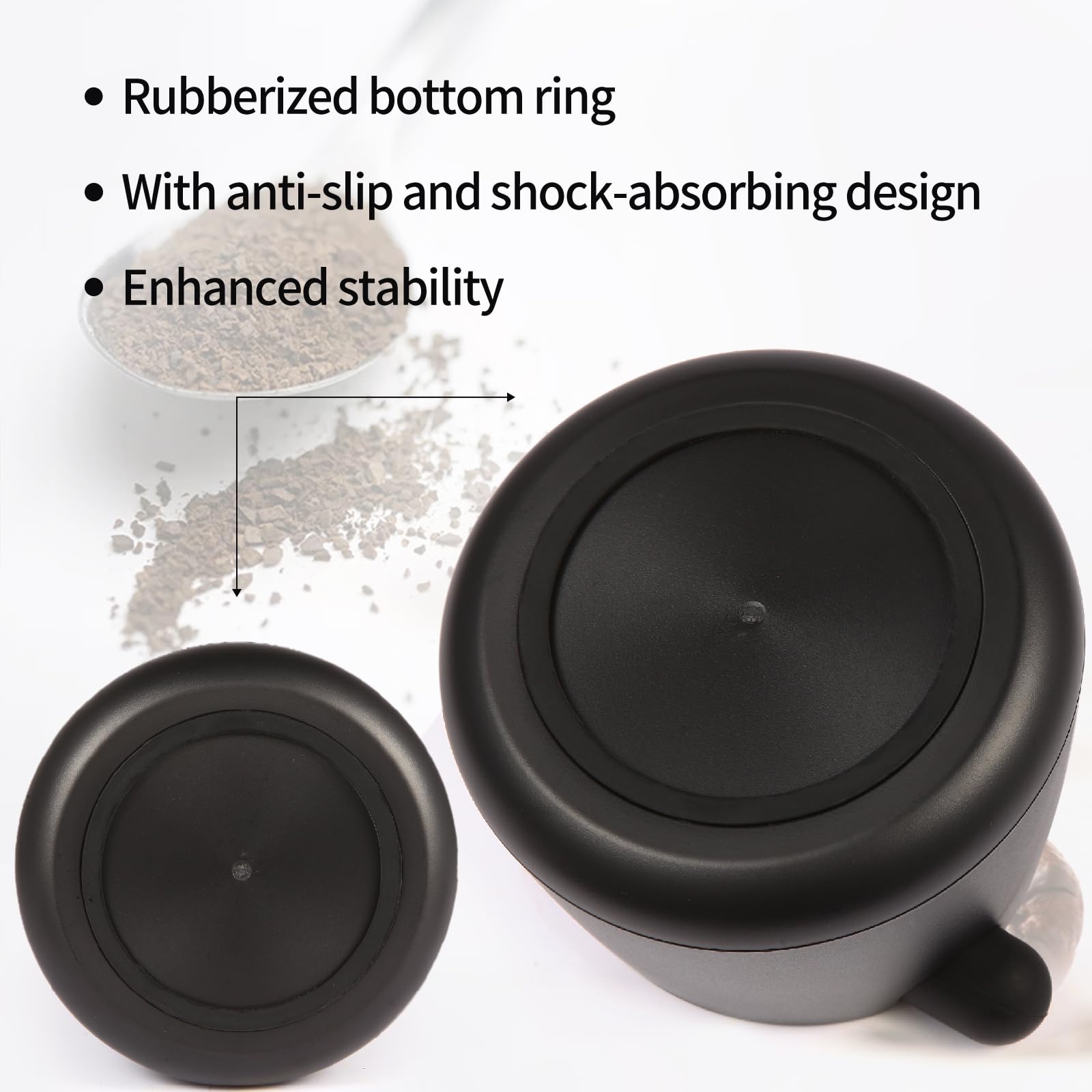 IAOSEN Knock Box Large Capacity Design Espresso Knock Box Shock-absorbent Knock Box Espresso with