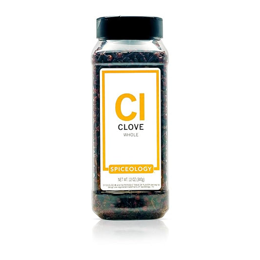 Spiceology ??Whole Cloves ??Premium Whole Clove Spice for Baking, Pickling, Mulled Wine, Chai, Ham Glaze, and Spice Blends ??Fresh, Aromatic, Chef-Quality Cloves ??12 oz