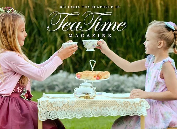 Cloud Catcher by Bellasia Tea. Raspberry Herbal Caffeine-Free Tea for Kids! Unique Sugar-Free Fruit Tisane Gift for Children! 16 Pyramid Sachets
