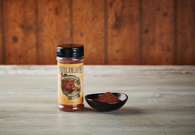 Wildlife Seasonings Wild Boar Rib Rub - Smoky and Savory Dry Rub Seasoning for Ribs, Pork, and Vegetables, Perfect for Grilling, Smoking, and Enhancing Classic BBQ Dishes
