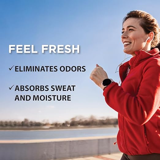 HealthWise Medicated Maximum Strength Foot Powder | 1% Menthol | Talc Free | Anti-itch Healing Relief | Cools Skin | Absorbs Moisture | 10 oz (283g)