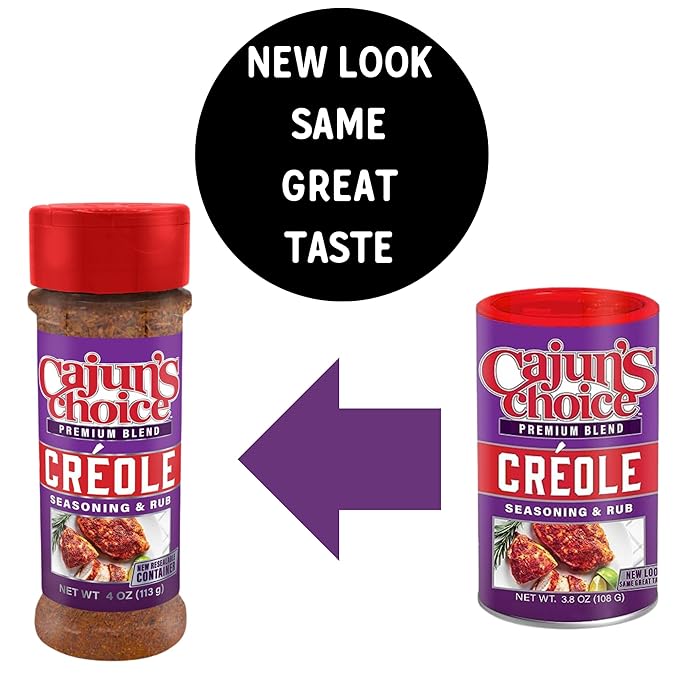 Cajuns Choice Creole Seasoning 3.8 oz (2 Pack)