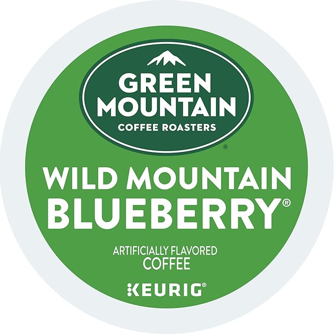 Green Mountain Coffee Roasters Wild Mountain Blueberry Keurig Single-Serve K-Cup pods, Light Roast Coffee, 72 Count