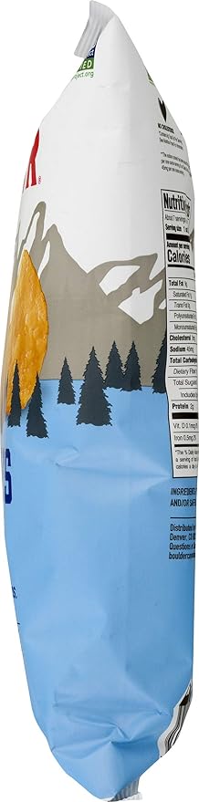 Boulder Canyon Kettle Cooked Potato Chips, Non-GMO Verified, Gluten Free, 60% Less Sodium, 6.5 Ounce (Pack of 12)