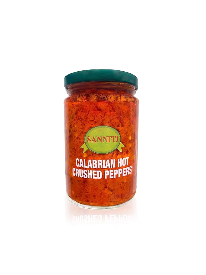 Sanniti Crushed Italian Calabrian Chili Peppers, 10 ounce