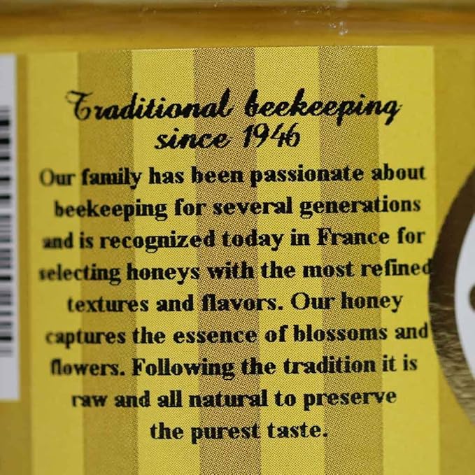 Maison Peltier, 100% Unpasteurized French Raw Acacia Honey, 250g (8.8oz) Jar